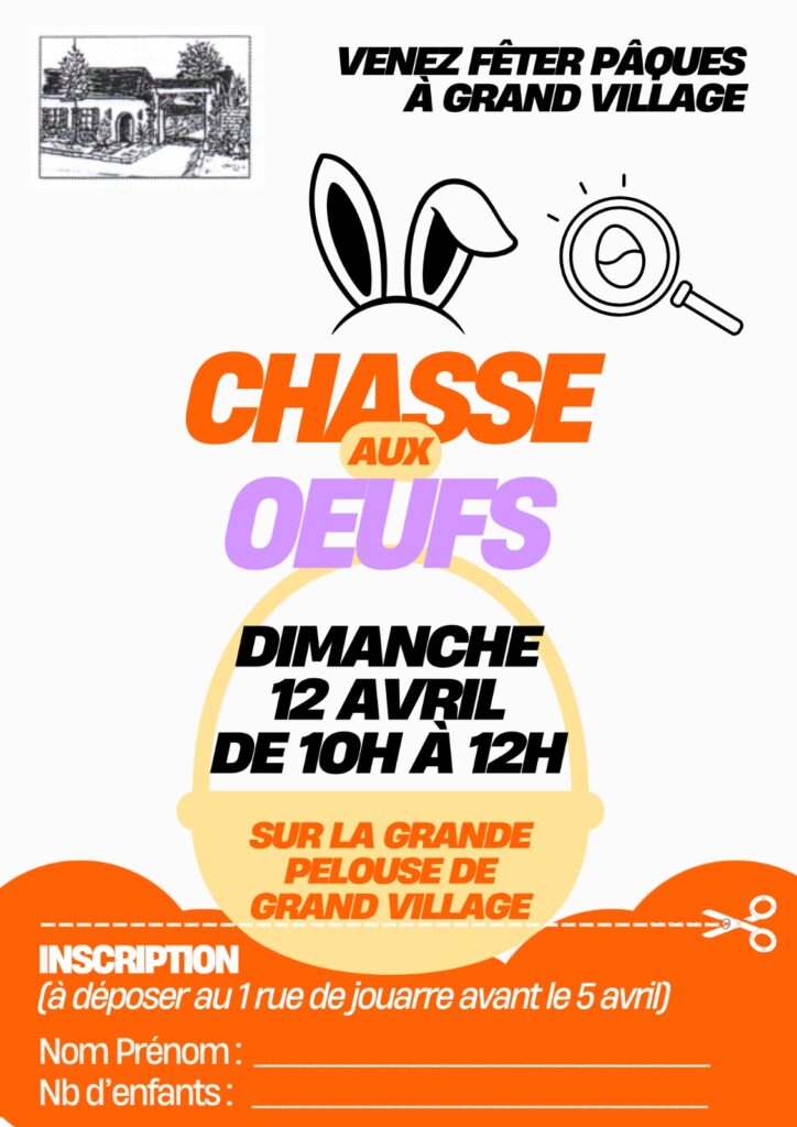 Flyer Chasse aux Oeufs 2026